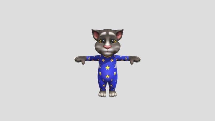 pijamas-neko-my-talking-tom-custom 3D Model