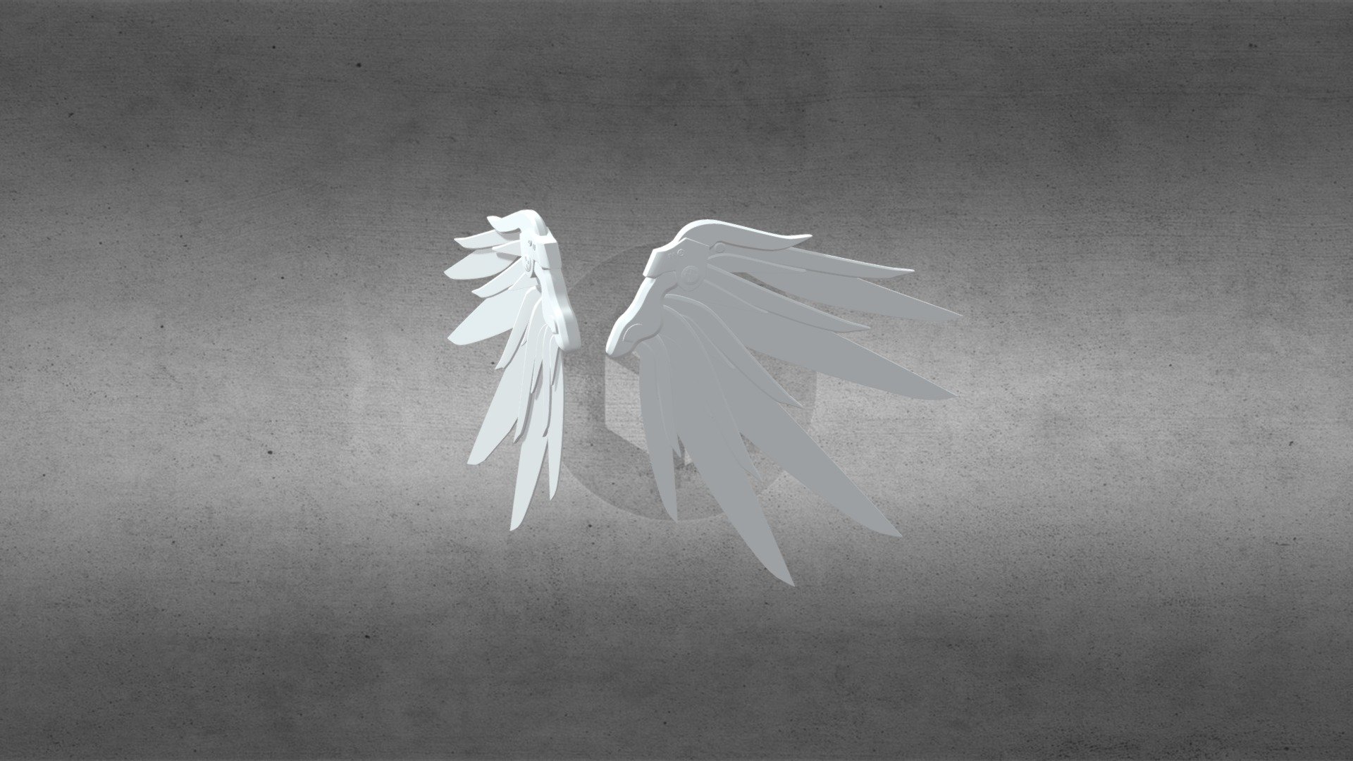 Mercy Wings - 3D model by ann_gensheer [f299aa6] - Sketchfab