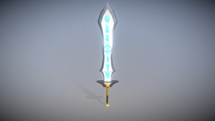 LowPoly GreatSword 3D Model