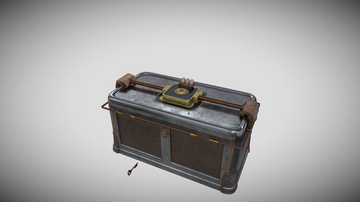 Treasure Chest 3D Model