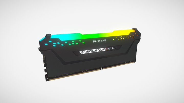RAM Corsair Vengeance 3D Model