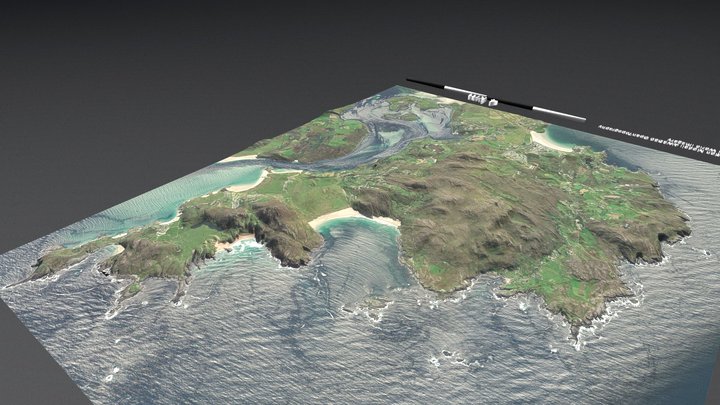 Rosguill Peninsula, Co. Donegal – Modelo 3D gratuito STL