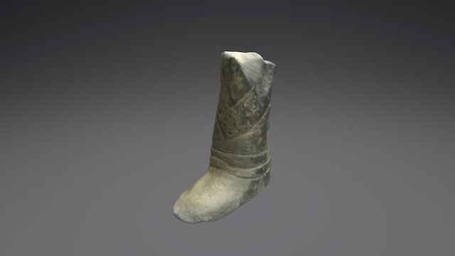 Neolithic Boot 3D Model