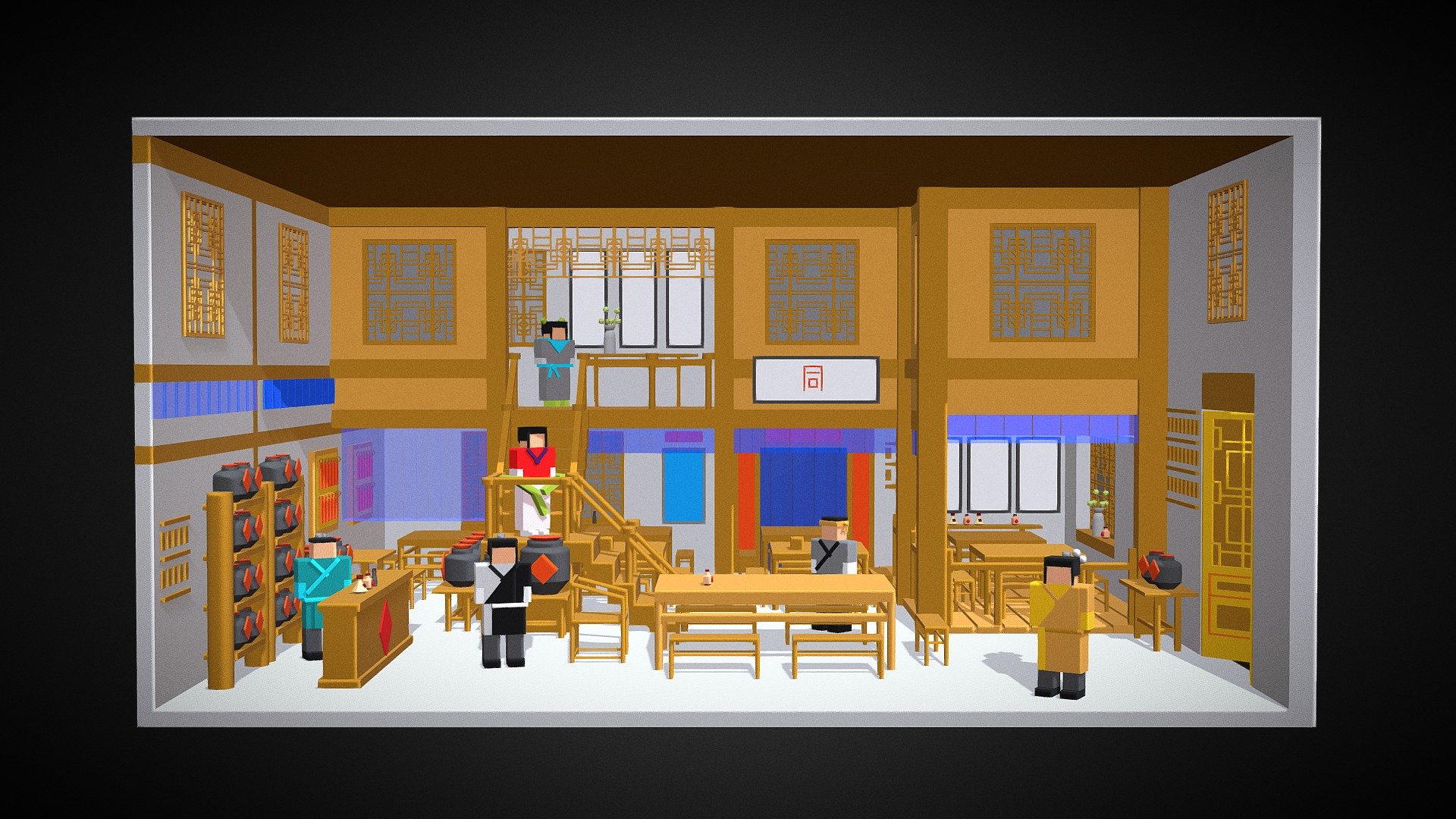 Chinese traditional ancient interior