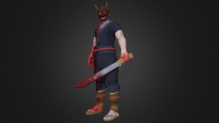 Killer Character 3D Model