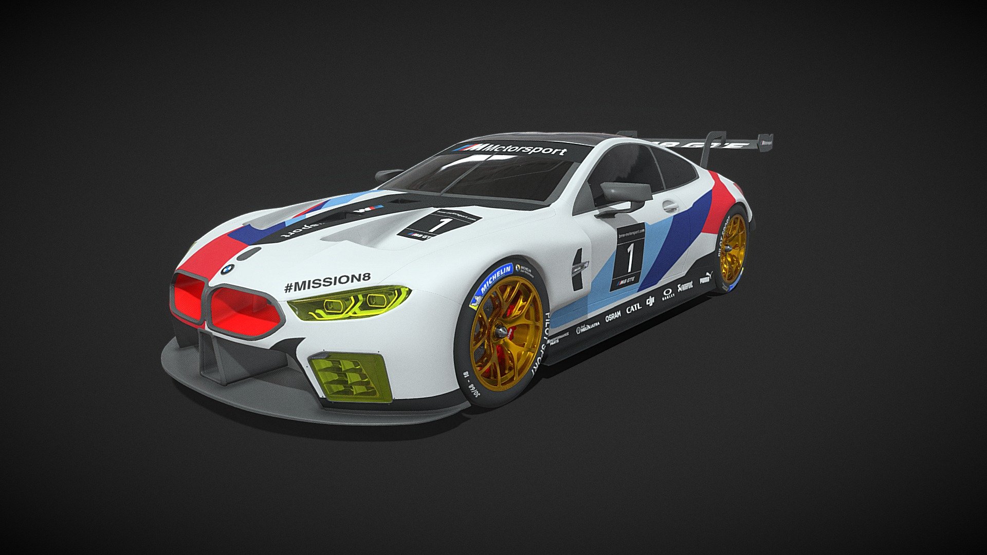 BMW M8 GTE - 3D model by luismisanchez (@luismisanchez) [f29d647]