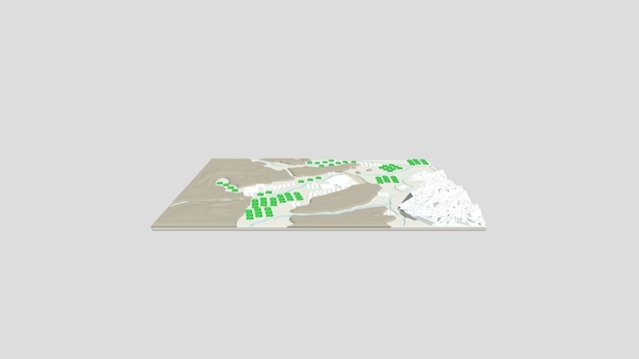 Medina (Yathrib) In The Old Days 3D Model