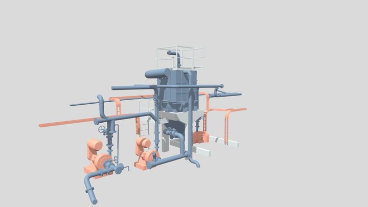 Industrial model 3D Model