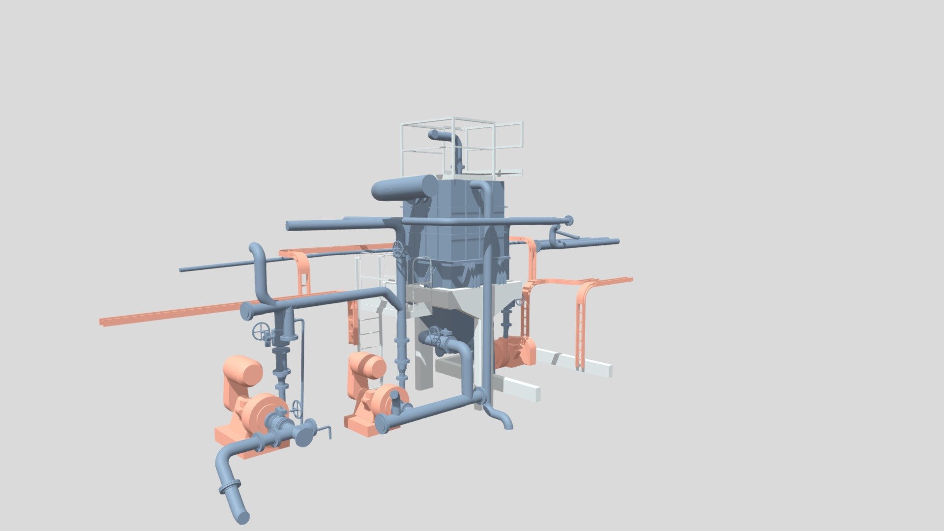 Industrial model — Sketchfab embed 3D viewer