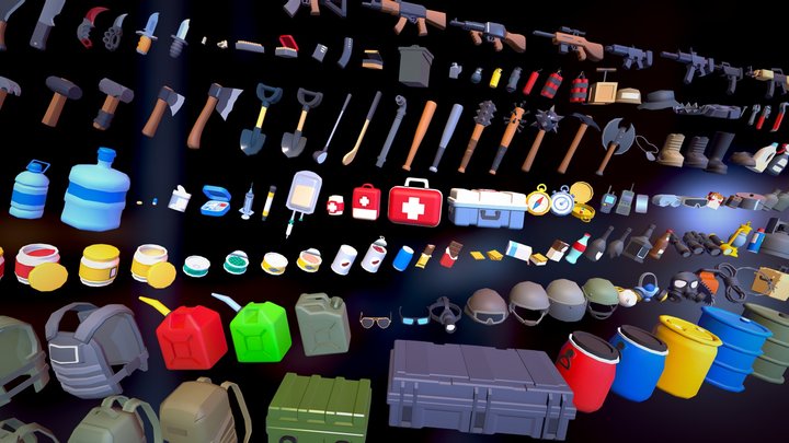 3D Props - Casual Survival 3D Model