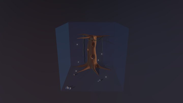 Module_efteling_kamer_hangmans_tree_boom_3 3D Model
