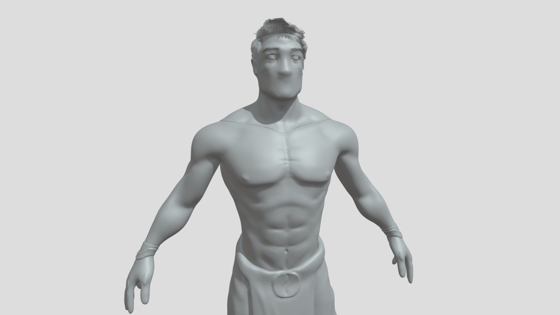 Character Blockout - 3D model by brandon15welch [f2a12e8] - Sketchfab