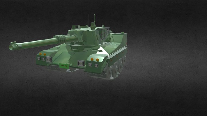 Tank Tempur - Spesial HUT RI Ke 76 3D Model