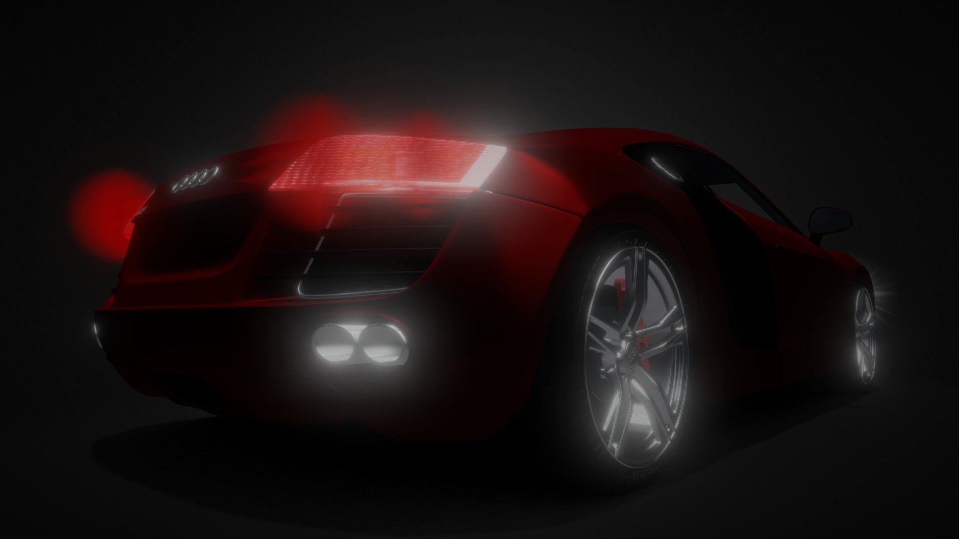 Audi R8 — Sketchfab embed 3D viewer