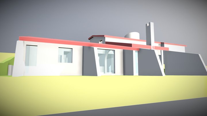 Cala e'Moru Villa 3D Model