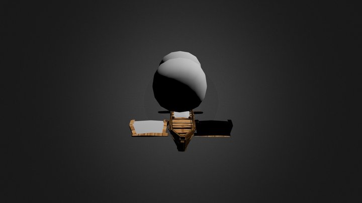 FLAYING AIRSHIP 3D Model