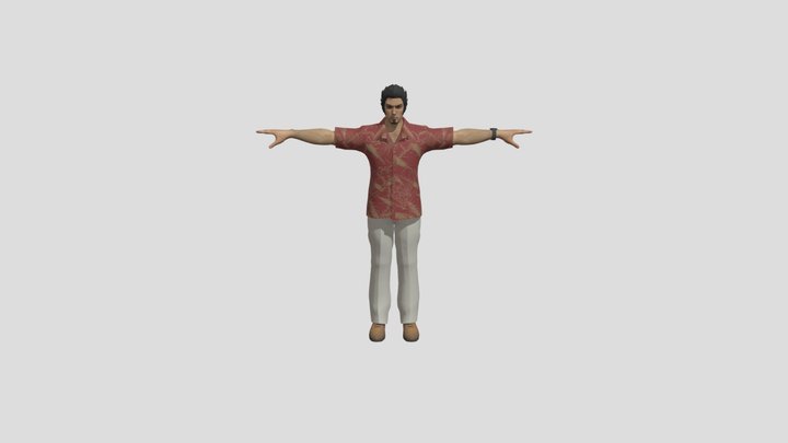 Yakuza 3 okiwana kiryu 3D Model