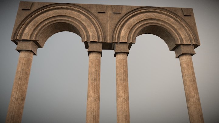 Ornament Pillar 3D Model