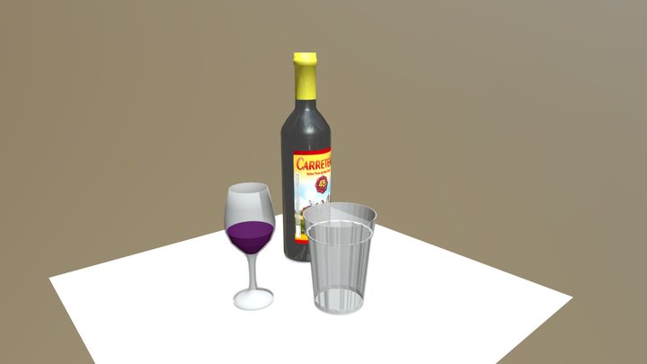 teste vinho 3D Model