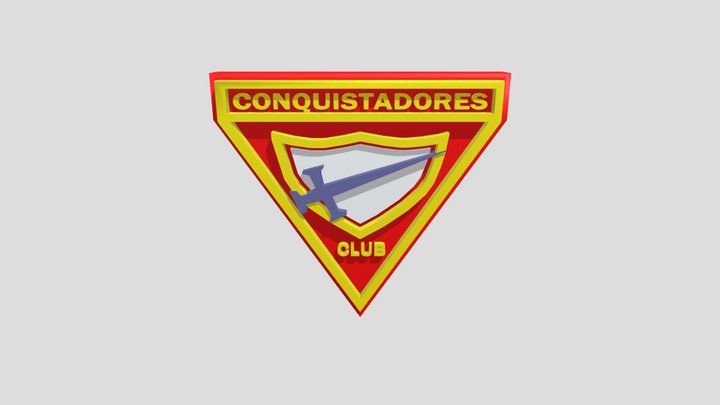 Logo conquistadores 3D Model