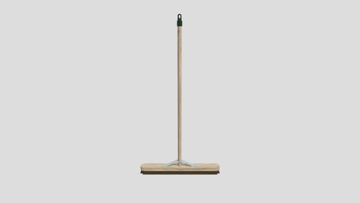 broom with texture 3D Model