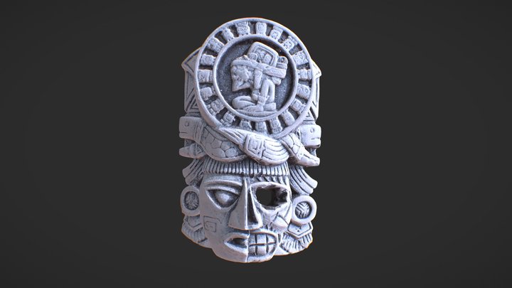 Mayan Mask 1 3D Model