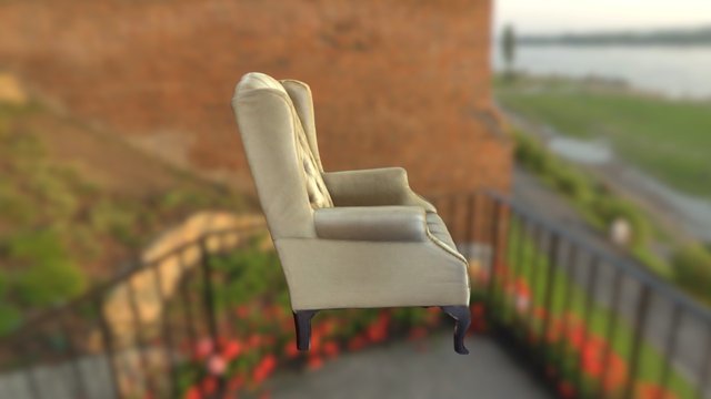 Upholstered Chair 3D Model