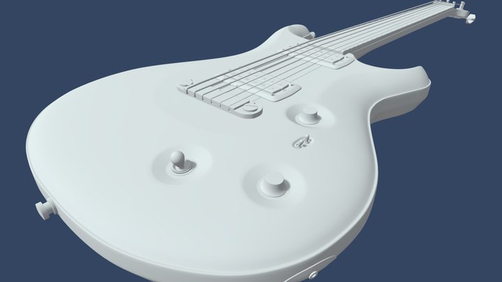 PRS SE Paul's Guitar (WIP) 3D Model
