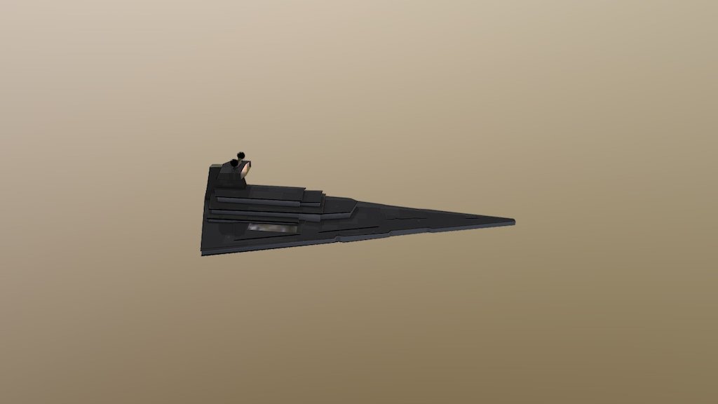 An Imperial Star Destroyer