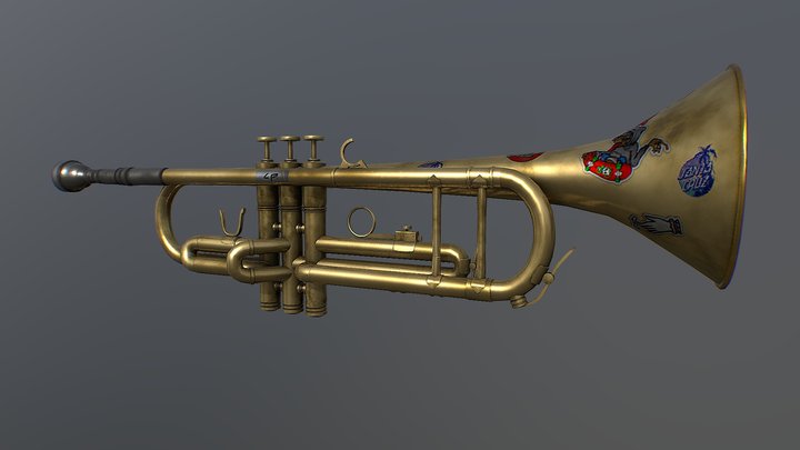 Trumpet 3D Model