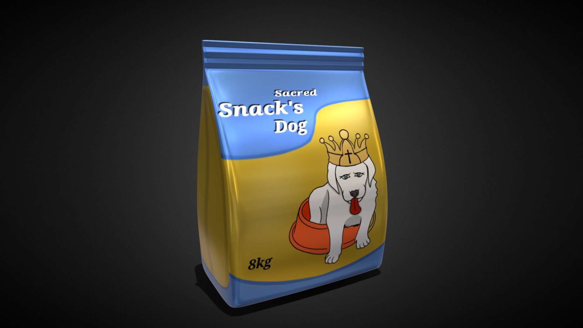 Sacred Snack's Dog - 3D