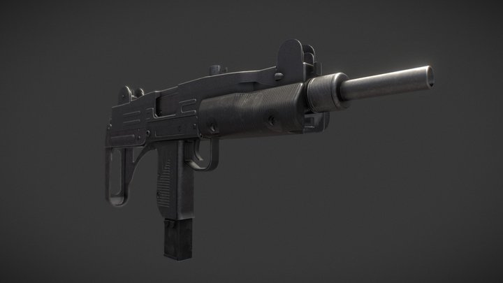 uzi weapon 3D Model