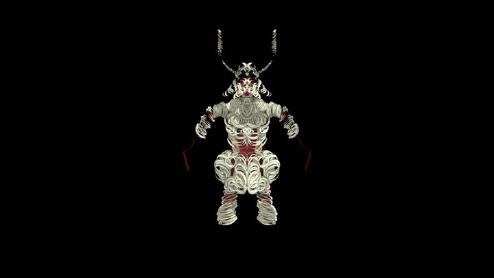 Samurai 3D Model