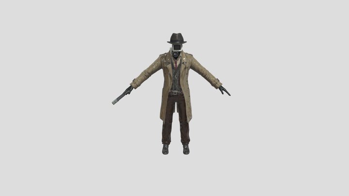 cameraman detective 3D Model