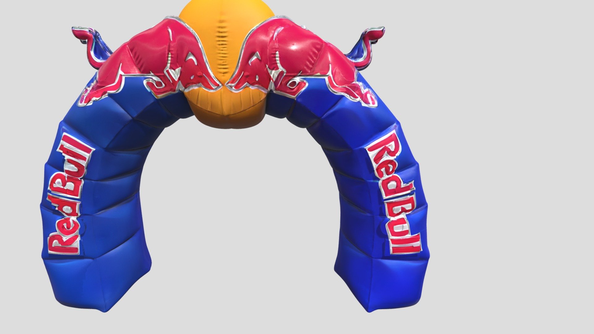 Red Bull promotional start gate over canal - 3D model by emmie-oudinet ...