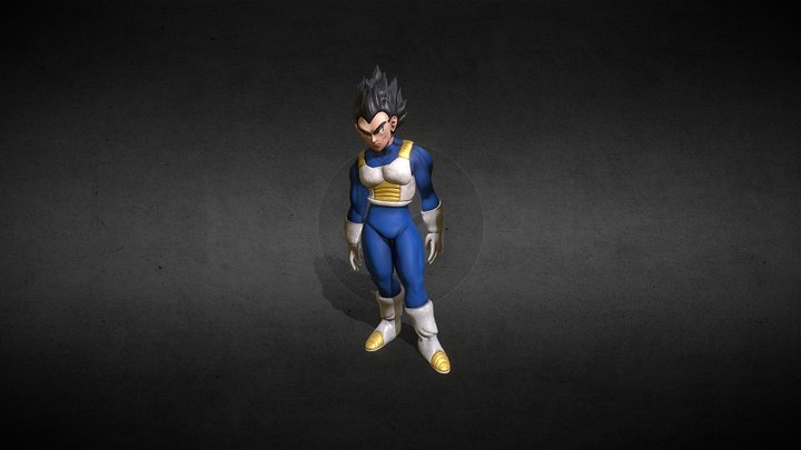 DragonBall Z - Vegeta - Freiza Saga 3D Model