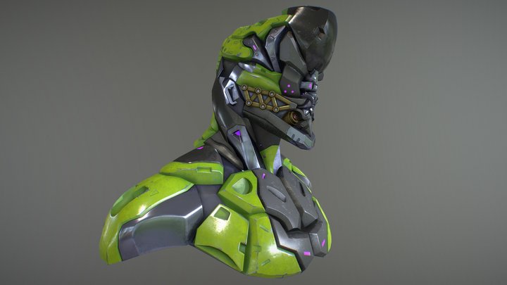 I.O. Cyborg 3D Model