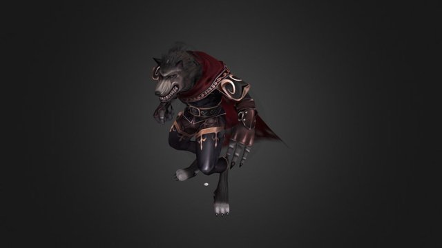 늑대인간 3D Model