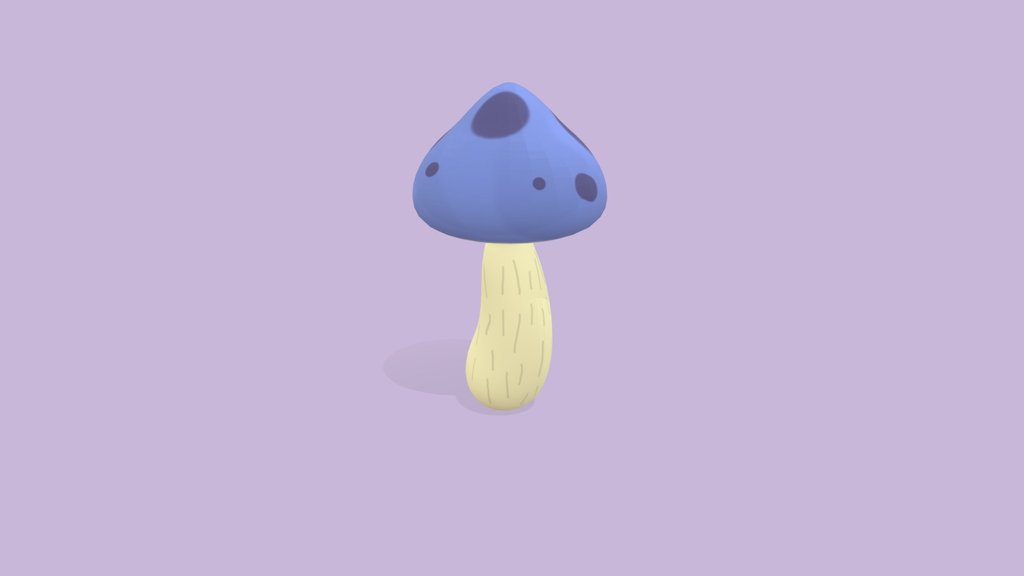 Stylized mushroom