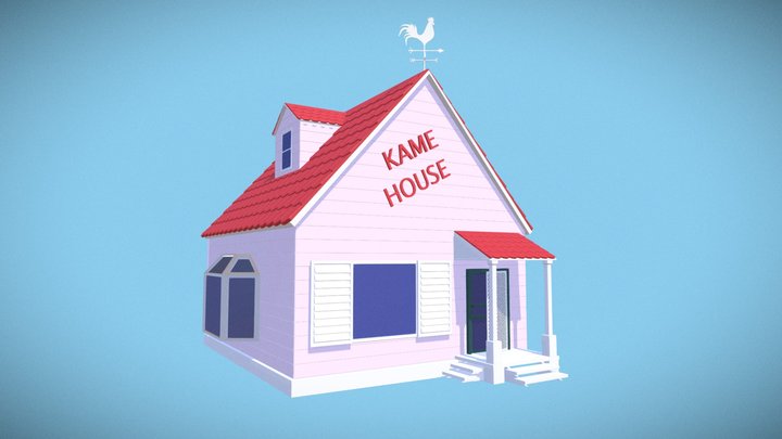 Kame House 3D Model