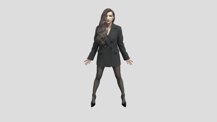 Elegance in Black 3D Model
