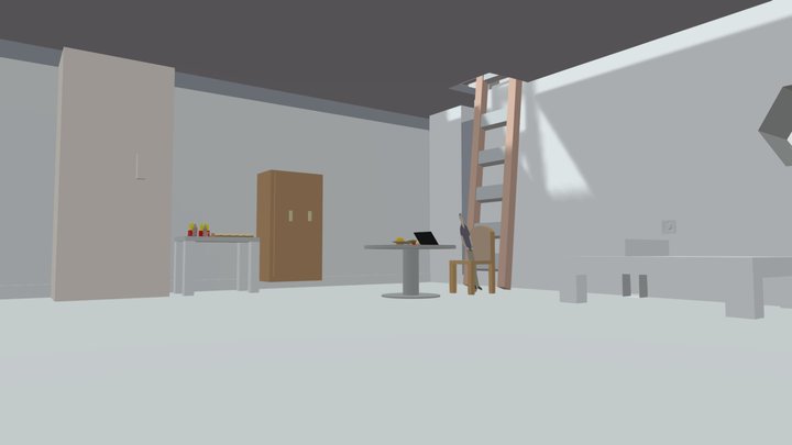крепость от зомби 3D Model