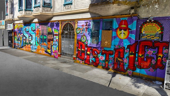 San Francisco Mural Collection - Mural 8 – Modello 3D gratuito STL