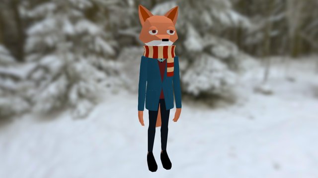 Fox 3D Model