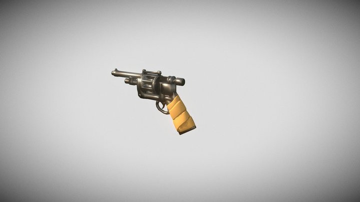Scrap revolver 3D Model