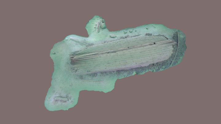 Wreck of Joskär 2 3D Model