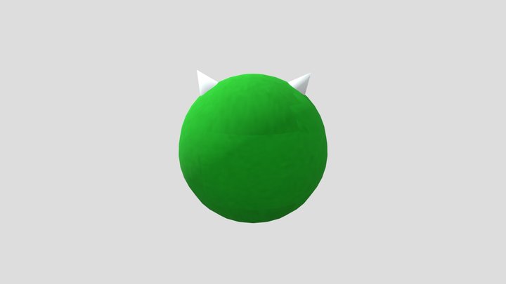 Mike W from Monsters INC - low poly house 3D Model