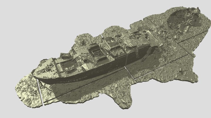 Wreck of the Thistlegorm printable 3D Model