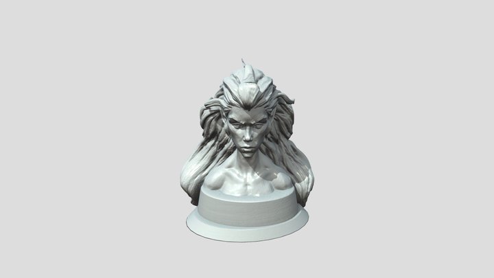 Striga Bust 3D Model