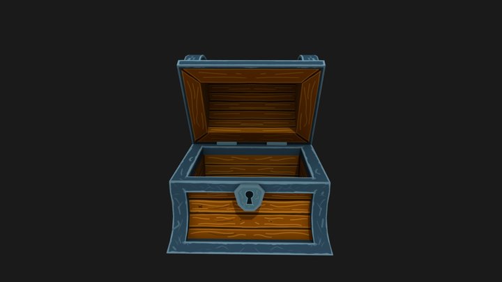 Treasure Chest 3D Model